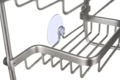 SIEPS Luxe Doucherek Zilver - Doucherek Zonder Boren - Doucherek Hangend - Doucherekje - Doucherekjes - Aluminium -Badkamer Product Winkel 1200x800 41