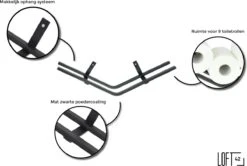 LOFT42 Jef Reserverolhouder - Zwart Metaal - 51x10x13 14 LOFT42 Jef Reserverolhouder - Zwart Metaal - 51x10x13 -Badkamer Product Winkel 1200x808 1