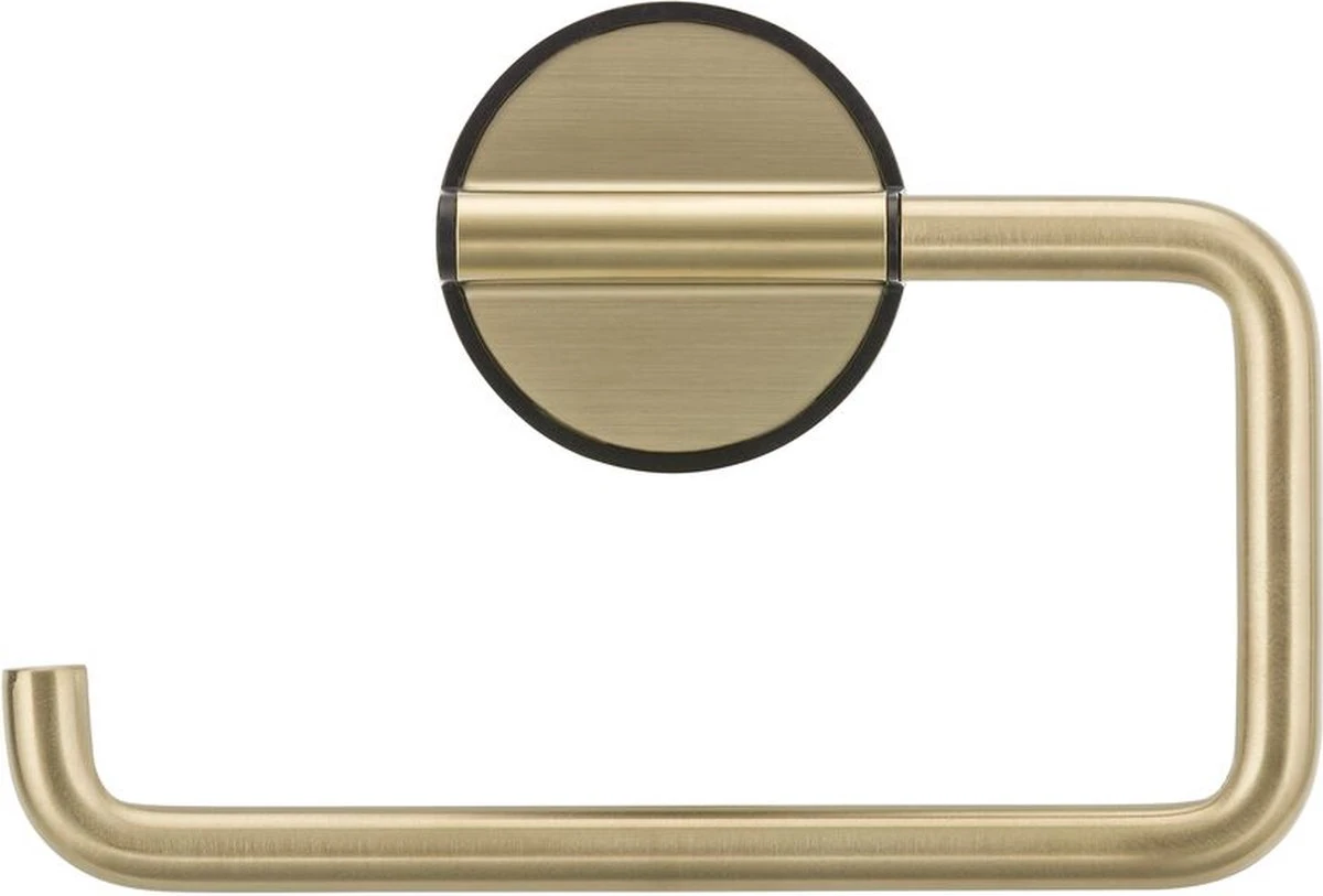 Tiger Tune - Toiletrolhouder Zonder Klep - Messing Geborsteld / Zwart 10 Tiger Tune - Toiletrolhouder Zonder Klep - Messing Geborsteld / Zwart - Afbeelding 8