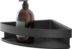 Tiger Carv - Douchemand Hoek 21 Cm - Zwart 20 Tiger Carv - Douchemand Hoek 21 Cm - Zwart -Badkamer Product Winkel 1200x814 1