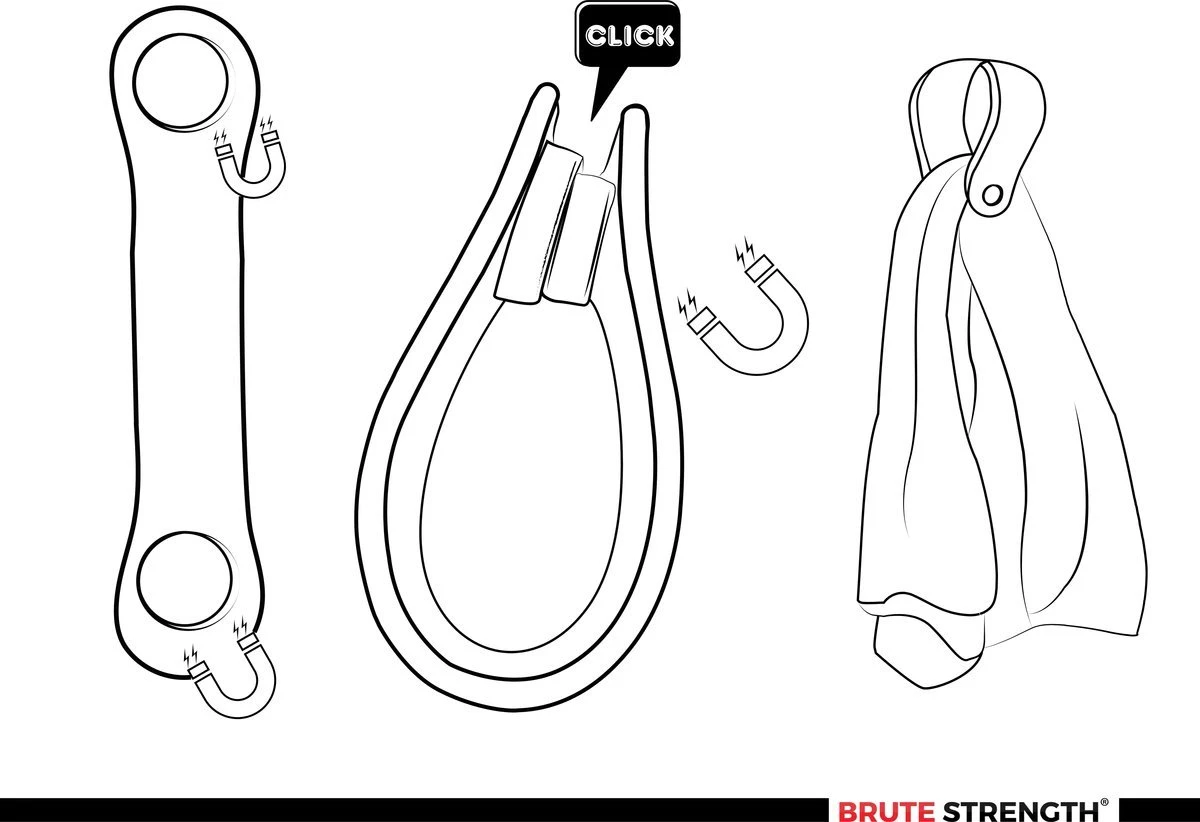 Brute Strength - Leren Magneet Theedoekhaak - Zwart - 2 Stuks - Ophanghaakje - Keukendoekhaakje - Handdoekhaakje - Handdoeklus - Handdoekhanger - Handdoekhaak - Magnetisch 11 Brute Strength - Leren Magneet Theedoekhaak - Zwart - 2 Stuks - Ophanghaakje - Keukendoekhaakje - Handdoekhaakje - Handdoeklus - Handdoekhanger - Handdoekhaak - Magnetisch - Afbeelding 9