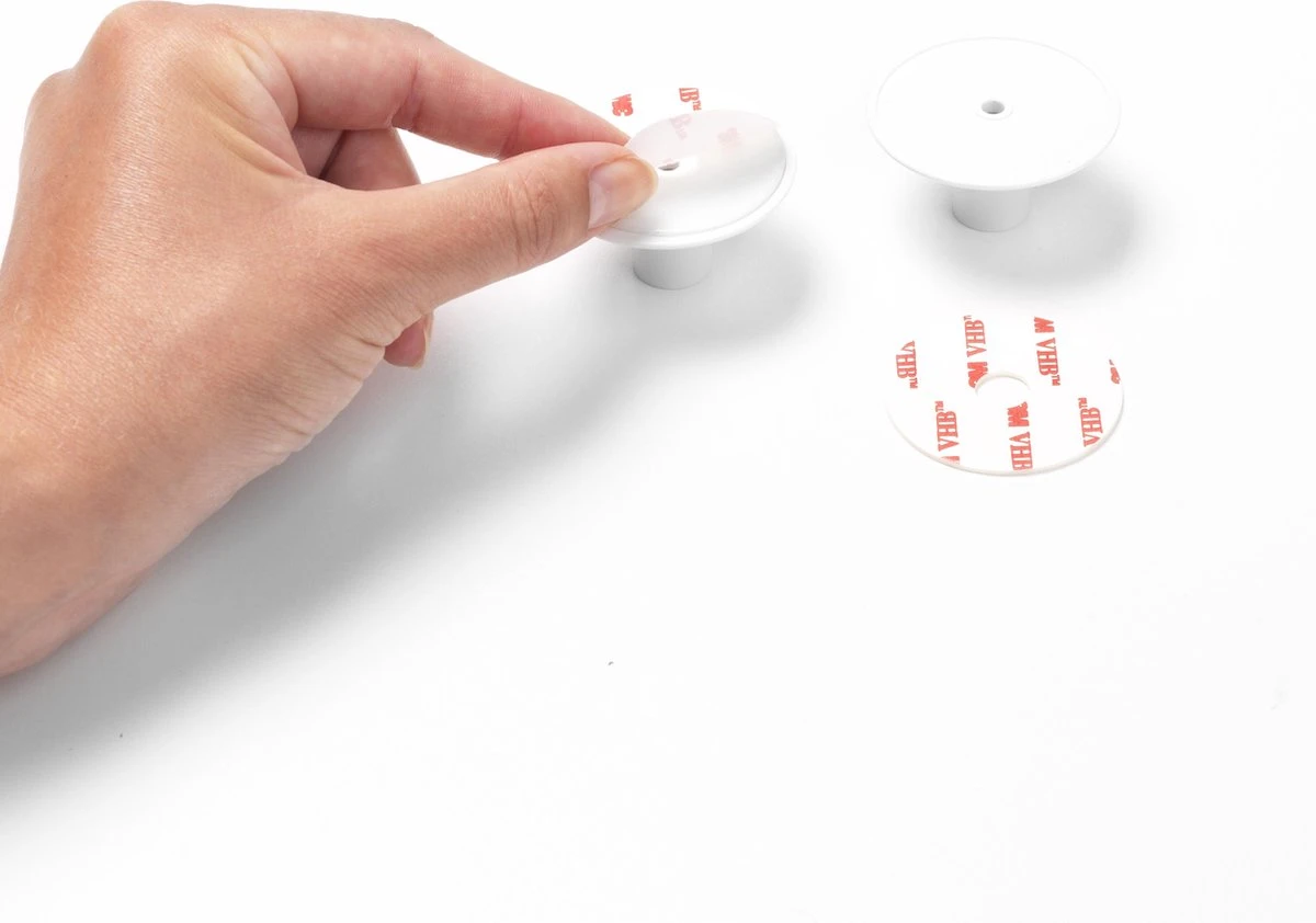 Brabantia ReNew Handdoekhaakjes - 2 Stuks - White 7 Brabantia ReNew Handdoekhaakjes - 2 Stuks - White - Afbeelding 5