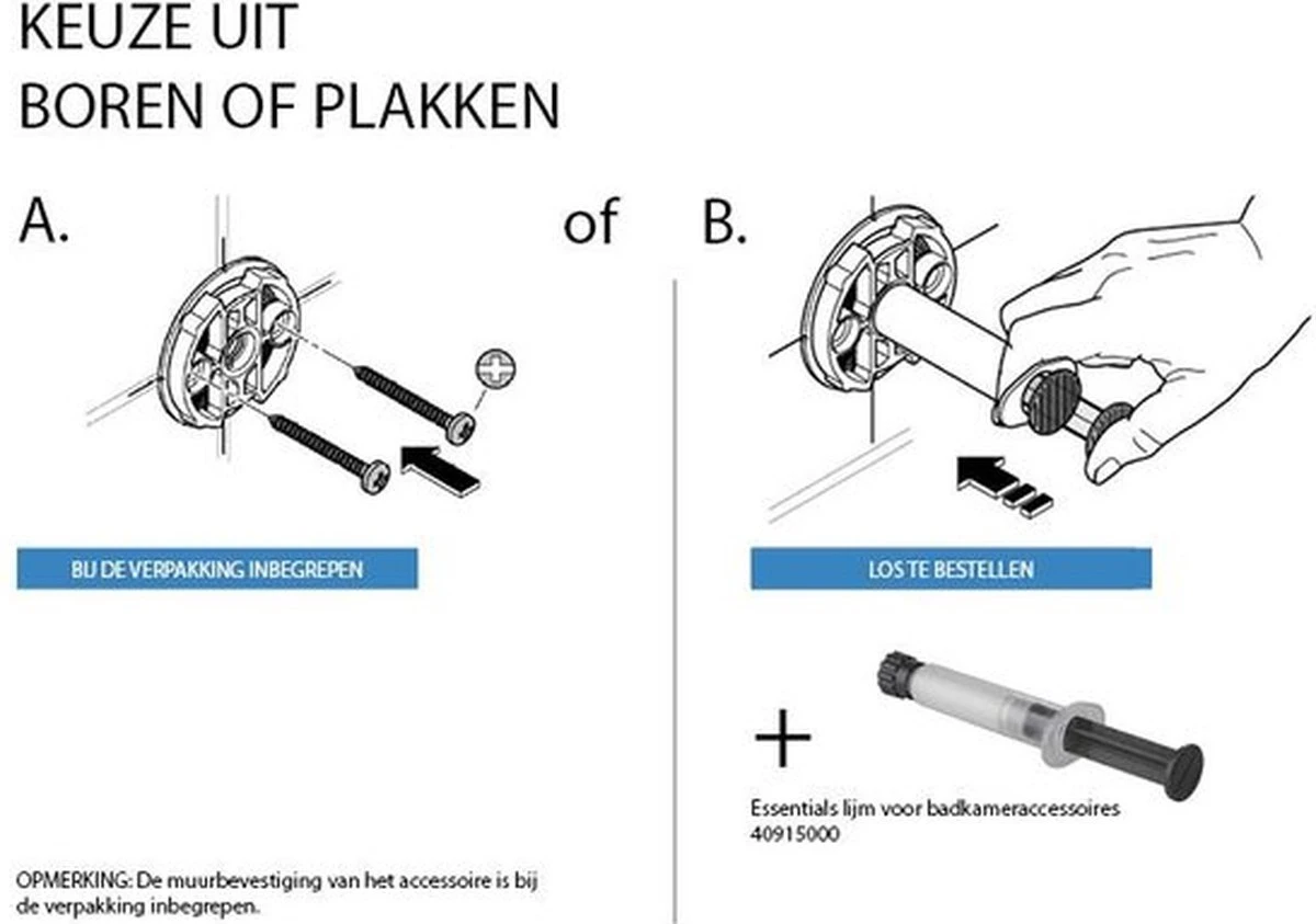 GROHE Essentials Toiletrolhouder - Met Deksel - Chroom - 40367001 7 GROHE Essentials Toiletrolhouder - Met Deksel - Chroom - 40367001 - Afbeelding 5