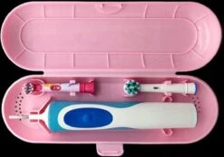Elektrische Tandenborstel Opbergdoos Universeel - Reis Etui - Bescherm Koker - Roze - 1 Stuks -Badkamer Product Winkel 1200x847