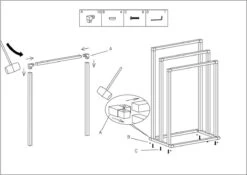 Sealskin Tube - Handdoekrek Vrijstaand - Zwart 16 Sealskin Tube - Handdoekrek Vrijstaand - Zwart -Badkamer Product Winkel 1200x848