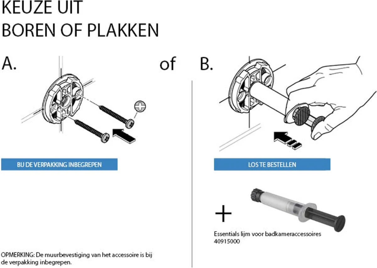 GROHE Essentials Toiletrolhouder - Met Deksel - Chroom - 40367001 4 GROHE Essentials Toiletrolhouder - Met Deksel - Chroom - 40367001 - Afbeelding 2