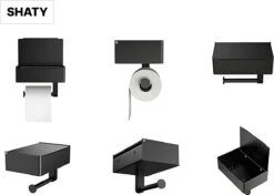 SHATY® WC Rolhouder - Toiletrolhouder - Opbergvak - Bakje - Plankje - Zonder Boren- WC Papier Houder - Toilet Papier Houder - Zwart - Badkameraccessoire - Toiletaccessoire - Inclusief Handoekhaak 16 SHATY® WC Rolhouder - Toiletrolhouder - Opbergvak - Bakje - Plankje - Zonder Boren- WC Papier Houder - Toilet Papier Houder - Zwart - Badkameraccessoire - Toiletaccessoire - Inclusief Handoekhaak -Badkamer Product Winkel 1200x856