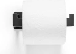 Toiletrolhouder Zonder Boren - Zwart - WC Rolhouder Zelfklevend -Badkamer Product Winkel 1200x862