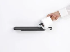 Brabantia MindSet WC Rolhouder Met Plankje - Mineral Infinite Grey -Badkamer Product Winkel 1200x883 1