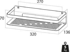 Tiger Caddy - Douchemand 32 Cm - Zwart 11 Tiger Caddy - Douchemand 32 Cm - Zwart -Badkamer Product Winkel 1200x889 1