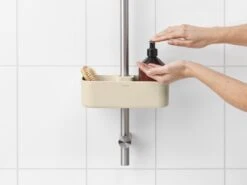 Brabantia ReNew Doucherek - Zonder Boren - Soft Beige -Badkamer Product Winkel 1200x899 2