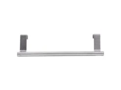 QUVIO Theedoekhouder RVS / Past Op Panelen Van Max. 1.8 Cm / Makkelijke Montage Op Een Keukenkastdeur / Stalen Handdoekhouder Voor In De Keuken - Lengte 23.5cm - RVS -Badkamer Product Winkel 1200x900 12