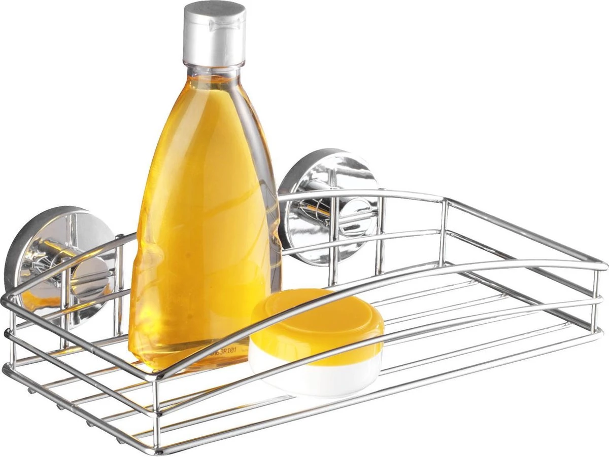 WENKO Vacuum-Loc Doucherek Chroom - Bevestigen Zonder Boren 14 WENKO Vacuum-Loc Doucherek Chroom - Bevestigen Zonder Boren - Afbeelding 12