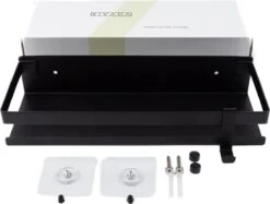 Doucherek Zwart 30 CM - Badkamer Rekje Douche - Zonder Boren - Douchemandje -Badkamer Product Winkel 1200x908