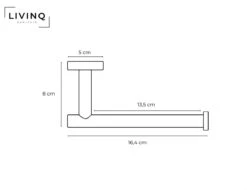 Toiletrolhouder Goud - WC Rolhouder - Closetrolhouder - Wc Rol Houder - WC Papier Houder - Geborsteld - Messing -Badkamer Product Winkel 1200x925