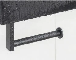 Merkloos Luxe Toiletrolhouder PRO 20.5 X 14.5 X 12 Cm- Planchet Opbergruimte - Plankje & Bakje- WC Rolhouder - Zelfklevend Of Borend - RVS - Waterbestendig -Badkamer Product Winkel 1200x958