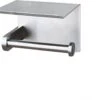 Toiletrolhouder RVS Kleur Met Telefoonhouder - Wc-rol Houder - Mobiele Telefoonhouder - Bevestigen Zonder Boren Toiletrolhouders Met Planchet -Badkamer Product Winkel 1200x968