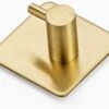 Merkloos Zelfklevende Handdoekhaakjes - Set Van 4 - Goud Kleurig - Voor Badkamer Of Keuken | Handdoekhaakjes Rvs | Handdoekhaakjes Goud Zelfklevend | Handdoekhaak Goud | Handdoek -Badkamer Product Winkel 1200x969