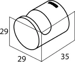Tiger Bold - Handdoekhaak Medium - ø 2,9 Cm - Zwart -Badkamer Product Winkel 1200x997 2