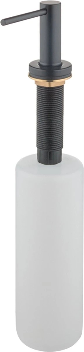 Zwarte Zeeppomp | Zeepdispenser | 360° Draaibaar (met 500ml Flacon) 4 Zwarte Zeeppomp | Zeepdispenser | 360° Draaibaar (met 500ml Flacon) - Afbeelding 2