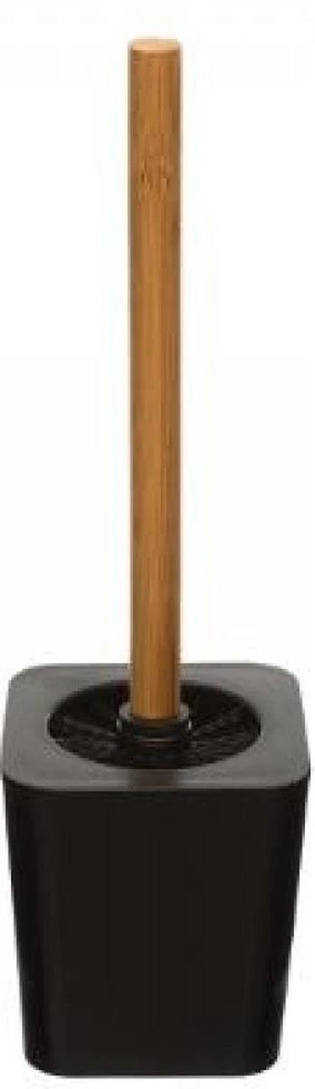 Toiletborstel In Houder - Zwart - Bamboe - Toiletborstelhouder - Wc Borstel | Huis / Horeca 7 Toiletborstel In Houder - Zwart - Bamboe - Toiletborstelhouder - Wc Borstel | Huis / Horeca - Afbeelding 5