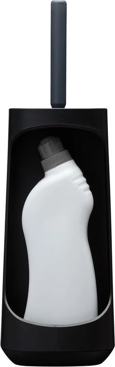 Tiger Tess - Toiletborstelhouder Met Opbergfunctie Vrijstaand En Swoop® Borstel Flexibel - Zwart / Antraciet 13 Tiger Tess - Toiletborstelhouder Met Opbergfunctie Vrijstaand En Swoop® Borstel Flexibel - Zwart / Antraciet - Afbeelding 11