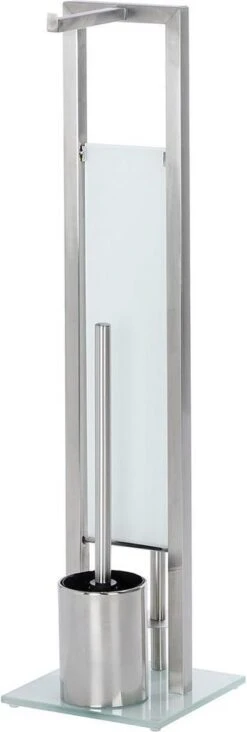 WENKO Toiletbutler Rivalta RVS Mat - Toiletborstel Met Houder, Toiletrolhouder En Reserverolhouder -Badkamer Product Winkel 405x1200 1