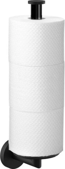 Wc Rolhouder Reserverolhouder Toiletrolhouder Voor 3 Rollen Zwart - Badkamer Accessoires - Hangend -Badkamer Product Winkel 462x1200