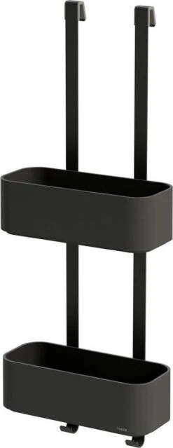 Tiger 2-Store - Ophangbaar Doucherek 25 Cm - Zwart -Badkamer Product Winkel 464x1200