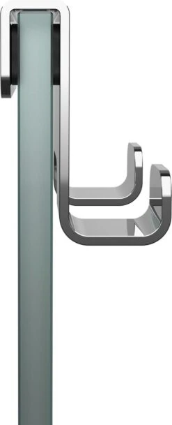 Tiger Caddy - Douchehaak - Glaspaneel Dikte 6-8 Mm - 3,5 X 7 X 5 Cm - Chroom -Badkamer Product Winkel 487x1200