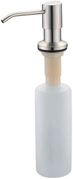 Mizzo Zeepdispenser 300ML - Zeeppompje - Inbouw Keukenblad - Gebogen Mond - RVS -Badkamer Product Winkel 492x1200 1