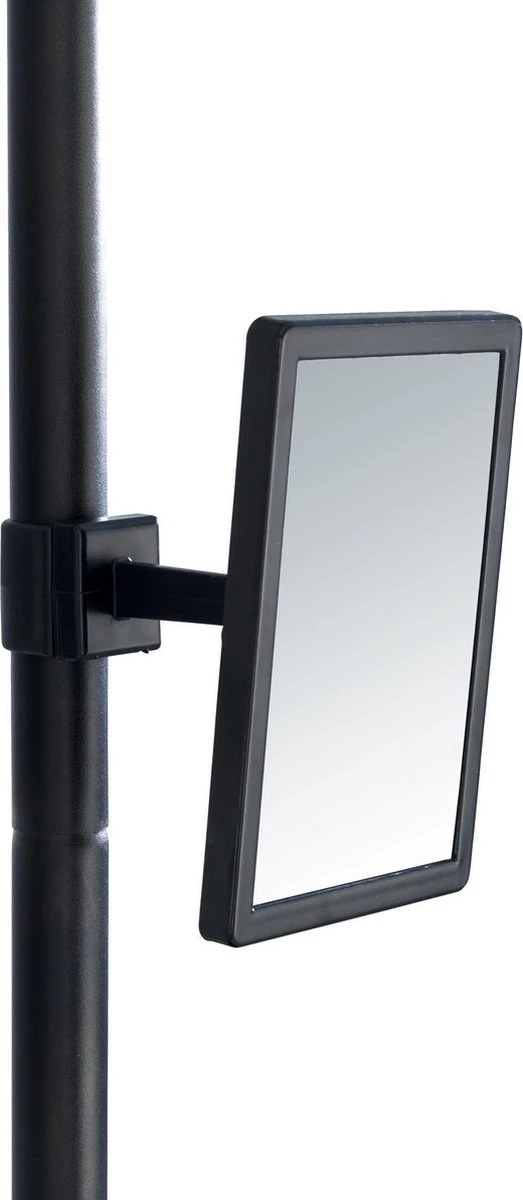 WENKO Telescopisch Doucherek Big Black 3-laags Met Spiegel Zilver/zwart - Bevestigen Zonder Boren 17 WENKO Telescopisch Doucherek Big Black 3-laags Met Spiegel Zilver/zwart - Bevestigen Zonder Boren - Afbeelding 15