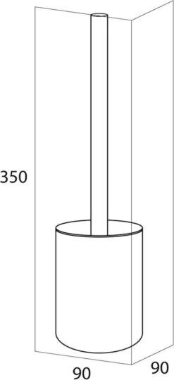 Tiger Porto - Toiletborstel Met Houder - Vrijstaand - Zwart 11 Tiger Porto - Toiletborstel Met Houder - Vrijstaand - Zwart -Badkamer Product Winkel 549x1200