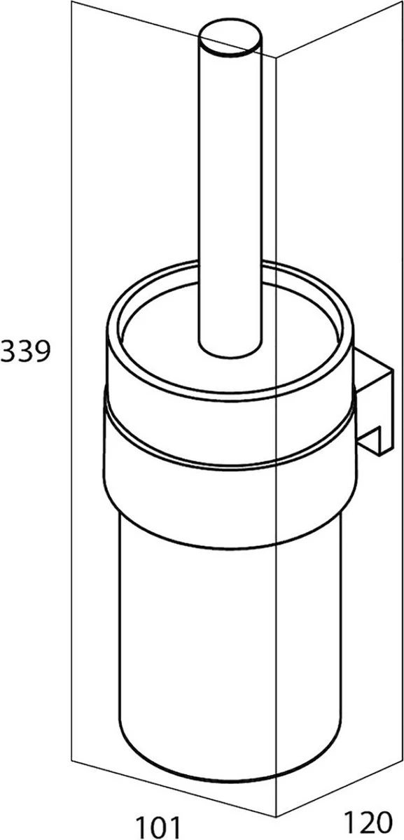Tiger Bold - Toiletborstel Met Houder - Zwart 9 Tiger Bold - Toiletborstel Met Houder - Zwart - Afbeelding 7