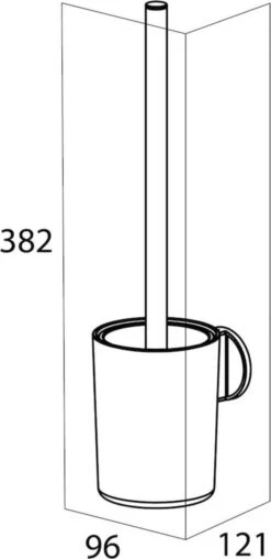 Tiger Tune - Toiletborstel Met Houder - RVS Geborsteld / Zwart -Badkamer Product Winkel 583x1200 1