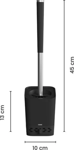 L'Sanc TB362 Plus - WC Borstel - Toiletborstel Met Houder - Zwart -Badkamer Product Winkel 599x1200 2