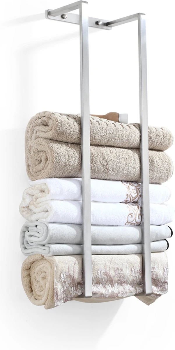 VDN Stainless Handdoekrek - Handdoekrek Badkamer - RVS - Handdoekenrek - Handdoekhouder 3 VDN Stainless Handdoekrek - Handdoekrek Badkamer - RVS - Handdoekenrek - Handdoekhouder