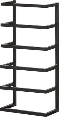 Sealskin Carré - Handdoekrek Groot - 12 X 24 X 48 Cm - Zwart -Badkamer Product Winkel 606x1200