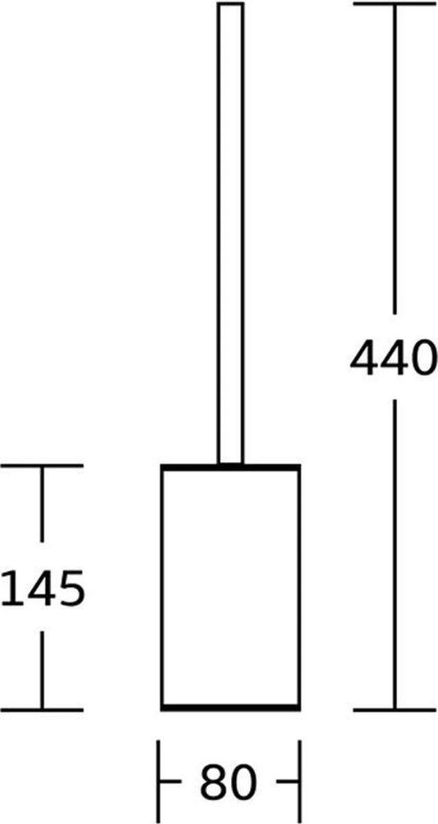 VDN Stainless Toiletborstel Met Houder - Toiletborstelhouder - Zwart - Wc Borstel Met Houder - Vierkant - RVS - Vrijstaand 6 VDN Stainless Toiletborstel Met Houder - Toiletborstelhouder - Zwart - Wc Borstel Met Houder - Vierkant - RVS - Vrijstaand - Afbeelding 4
