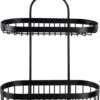WENKO Doucherek 2-laags Classic Plus Black Mat Zwart - Doucherek Zonder Boren - Doucherek Hangend Zwart 1 WENKO Doucherek 2-laags Classic Plus Black Mat Zwart - Doucherek Zonder Boren - Doucherek Hangend Zwart -Badkamer Product Winkel 647x1200