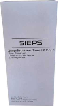 SIEPS Zeepdispenser - Zeeppompje Zwart & Goud - Vrijstaand 400 ML Zeephouder - Keramiek 11 SIEPS Zeepdispenser - Zeeppompje Zwart & Goud - Vrijstaand 400 ML Zeephouder - Keramiek -Badkamer Product Winkel 659x1200 2