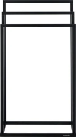 Sealskin Tube - Handdoekrek Vrijstaand - Zwart 12 Sealskin Tube - Handdoekrek Vrijstaand - Zwart -Badkamer Product Winkel 670x1200 1