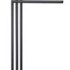 Sealskin Tube - Handdoekrek 3-armig Vrijstaand - Zwart -Badkamer Product Winkel 684x1200