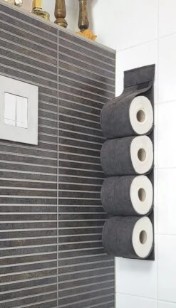 Reserverolhouder Hangend – Toiletrolhouder – Reserve Rolhouder – Zonder Boren – Rolhouder - Muur – Zwart - Antraciet - STOF & SPETTERVRIJ 19 Reserverolhouder Hangend – Toiletrolhouder – Reserve Rolhouder – Zonder Boren – Rolhouder - Muur – Zwart - Antraciet - STOF & SPETTERVRIJ -Badkamer Product Winkel 685x1200 2