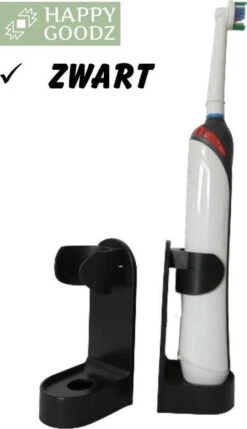 Kwalitatieve Elektrische Tandenborstelhouders ZWART 1 Stuk - Zonder Boren - Geschikt Voor Oral B Toothbrush - Zelfklevend Hangende Houder Voor Elektrische Tandenborstels - Tandenborstelhouder- Standaard - Accessoire -Badkamer Product Winkel 691x1200