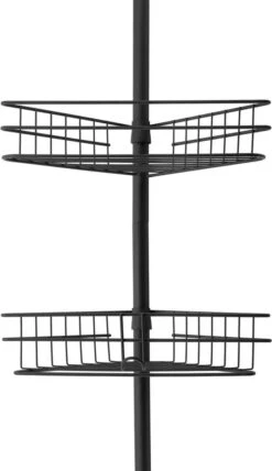Merkloos Telescopisch Doucherek Zwart Voor Shampoo Staand Zonder Boren Shower Shelf Without Drilling Metal 8 Merkloos Telescopisch Doucherek Zwart Voor Shampoo Staand Zonder Boren Shower Shelf Without Drilling Metal -Badkamer Product Winkel 692x1200 2