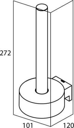 Tiger Bold - Reserverolhouder - Zwart -Badkamer Product Winkel 697x1200