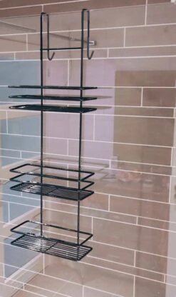 Ball Design Zwart Doucherek-3 Laags Hangend-Zonder Boren-Zwart -Badkamer Product Winkel 712x1200 1