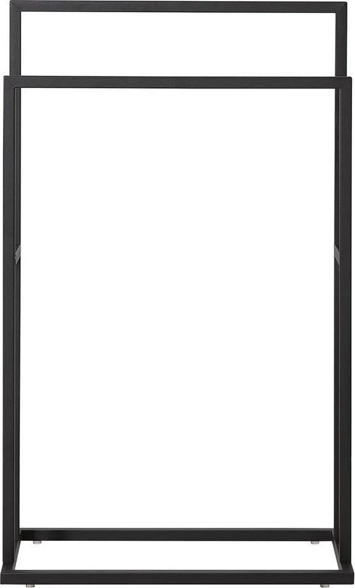 Sealskin Carré - Handdoekrek - 24 X 48 X 78,5 Cm - Vrijstaand - Zwart 4 Sealskin Carré - Handdoekrek - 24 X 48 X 78,5 Cm - Vrijstaand - Zwart - Afbeelding 2