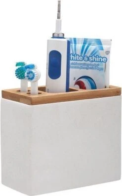 Sealskin Grace Tandenborstelhouder Vrijstaand - Wit -Badkamer Product Winkel 751x1200